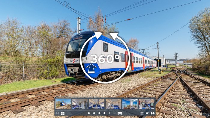 Afficher la visite virtuelle - Coradia Continental Regio-S-Bahn Bremen/Nieders. 3-Teiler