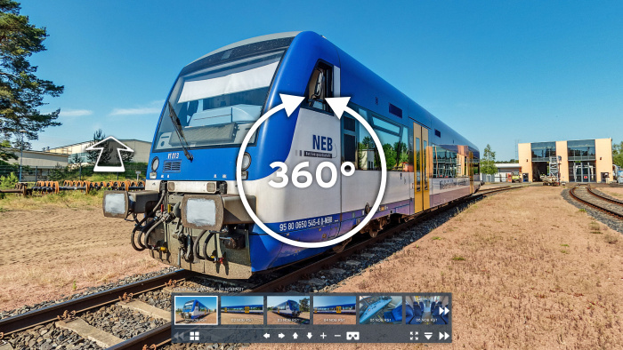 Show virtual tour - Regio-Shuttle RS1 Netz Ostbrandenburg 1-Teiler