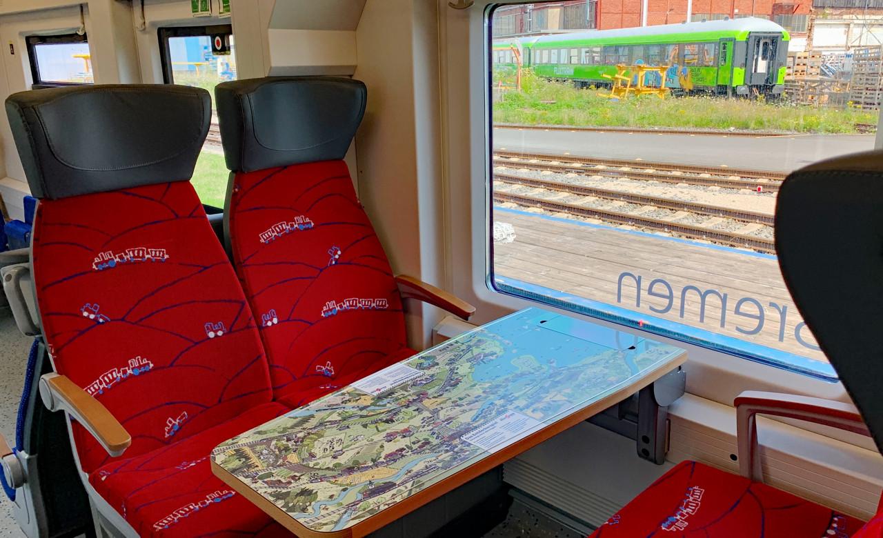 Prototyp für Umbau der 35 Coradia Continental für Regio-S-Bahn Bremen/Niedersachsen vorgestellt.© Alpha Trains / NordWestBahn 