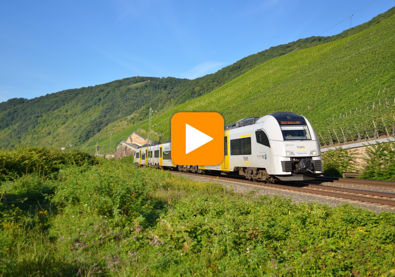 Zusätzliche Fahrzeuge ermöglichen größere Kapazitäten bei der Mittelrheinbahn